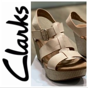🟪Clark’s Caslynn Reece Wedge Sandal Blush